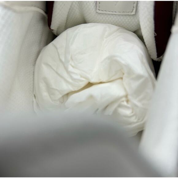 Men's Gucci 2.0 sneakers in white/gray/burgundy size 9 made in Italy - Picture 11 of 15